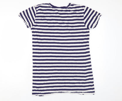 Disney Women Blue Nightshirt Toy Story Striped Size 12-14
