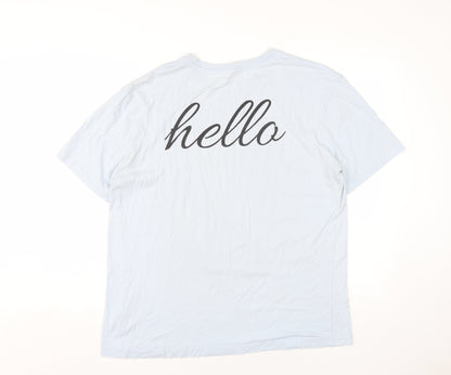 Mens UK Size L H&M Blue  T-Shirt