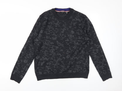 Ted Baker Men’s Black Pullover Jumper Size 10