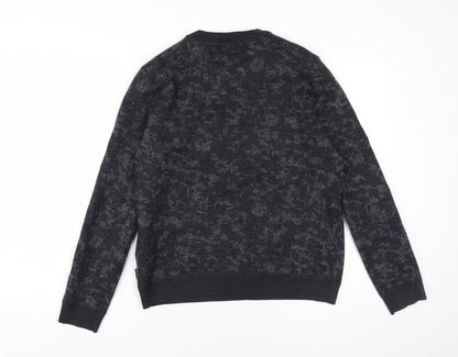 Ted Baker Men’s Black Pullover Jumper Size 10