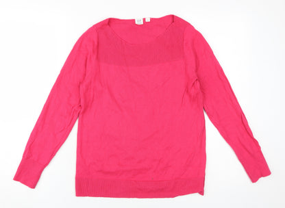Womens UK Size XS Gap Pink Pullover Jumper