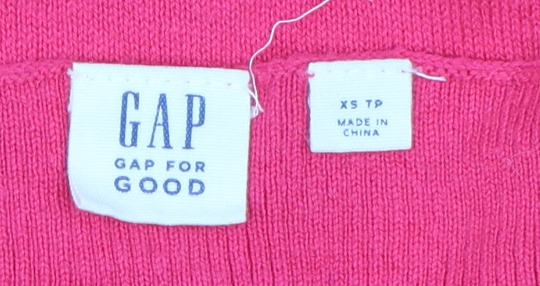 Womens UK Size XS Gap Pink Pullover Jumper