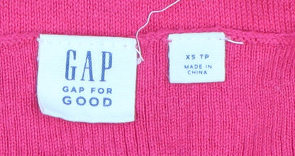 Womens UK Size XS Gap Pink Pullover Jumper