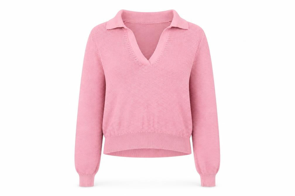 Womens UK Size XS United Colors of Benetton Pink Pullover Jumper