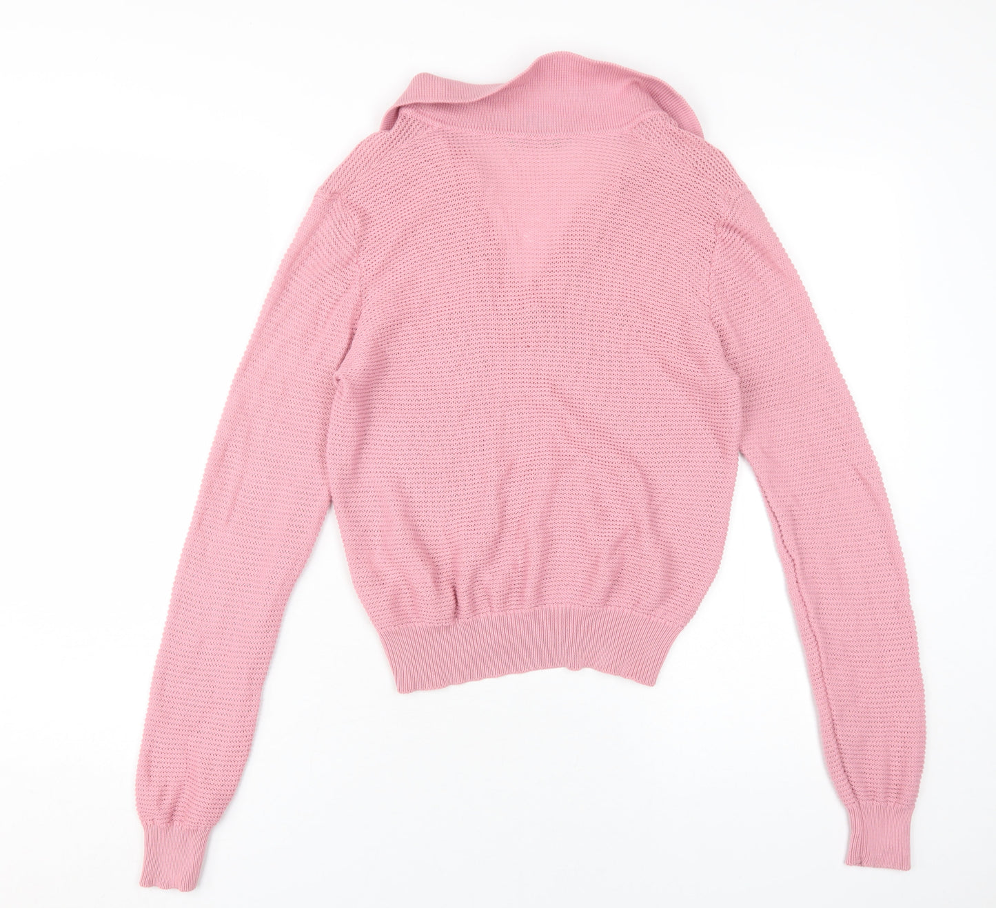Womens UK Size XS United Colors of Benetton Pink Pullover Jumper