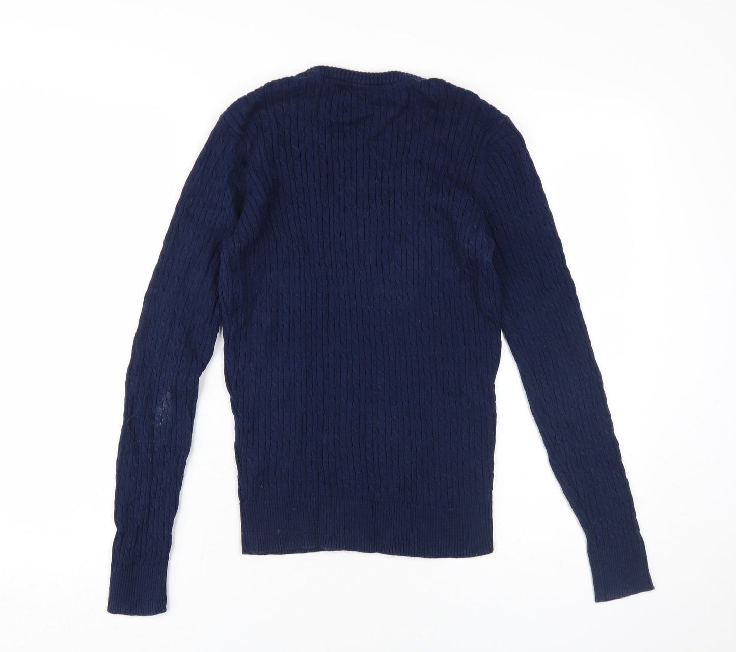 Crew Clothing Co. Women's Blue V-Neck Pullover, Size 12