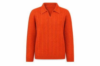 Womens UK Size M Isle Orange Jumper Jumper