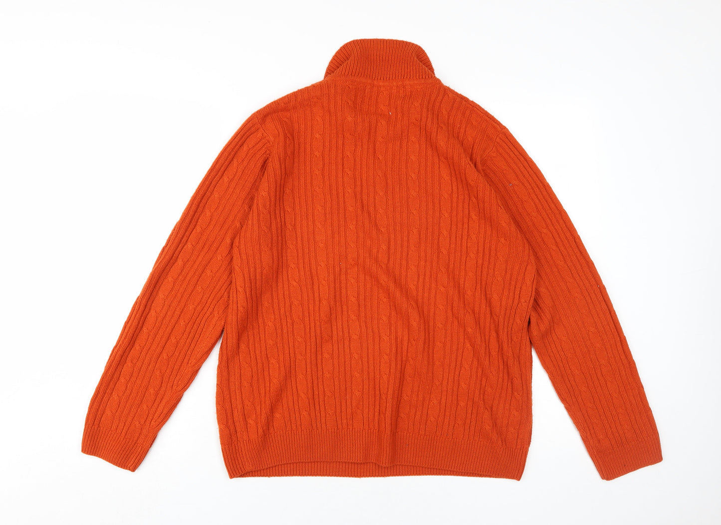 Womens UK Size M Isle Orange Jumper Jumper