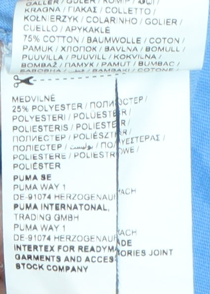 Puma Men's Blue Sports S Graphic T-Shirt