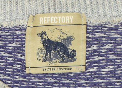 Refectory Men's Grey S Pullover Jumper