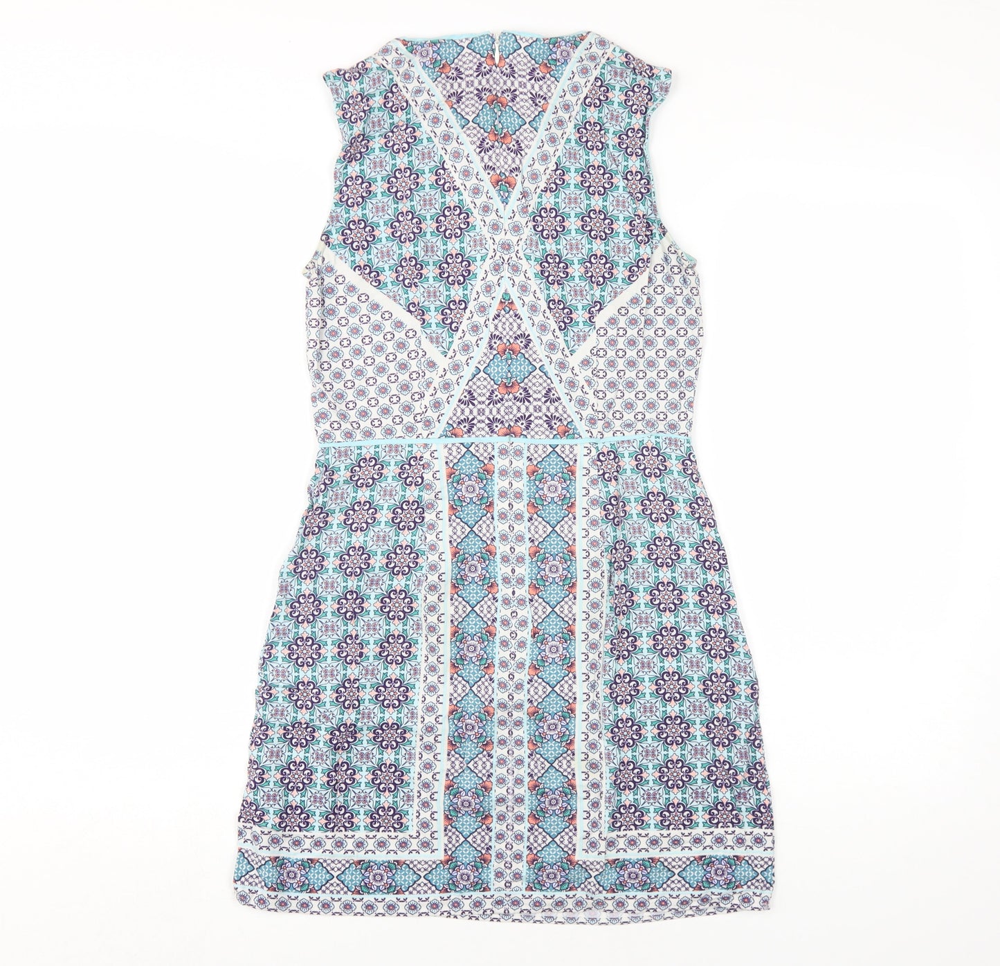 Oasis Women’s Multicoloured Sheath Dress, UK 8