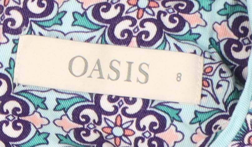 Oasis Women’s Multicoloured Sheath Dress, UK 8