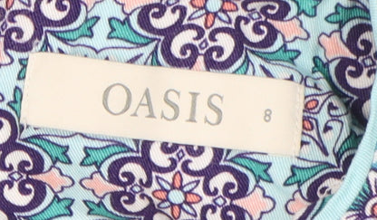 Oasis Women’s Multicoloured Sheath Dress, UK 8