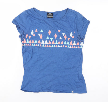 Womens UK Size M Trespass Blue Basic T-Shirt