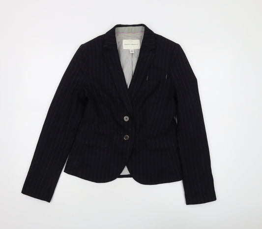 Banana Republic Women's Black Pinstripe Blazer, XS