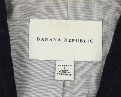 Banana Republic Women's Black Pinstripe Blazer, XS