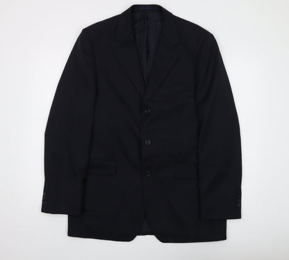 Mens UK Size 40 Debenhams Regular Black Suit Jacket