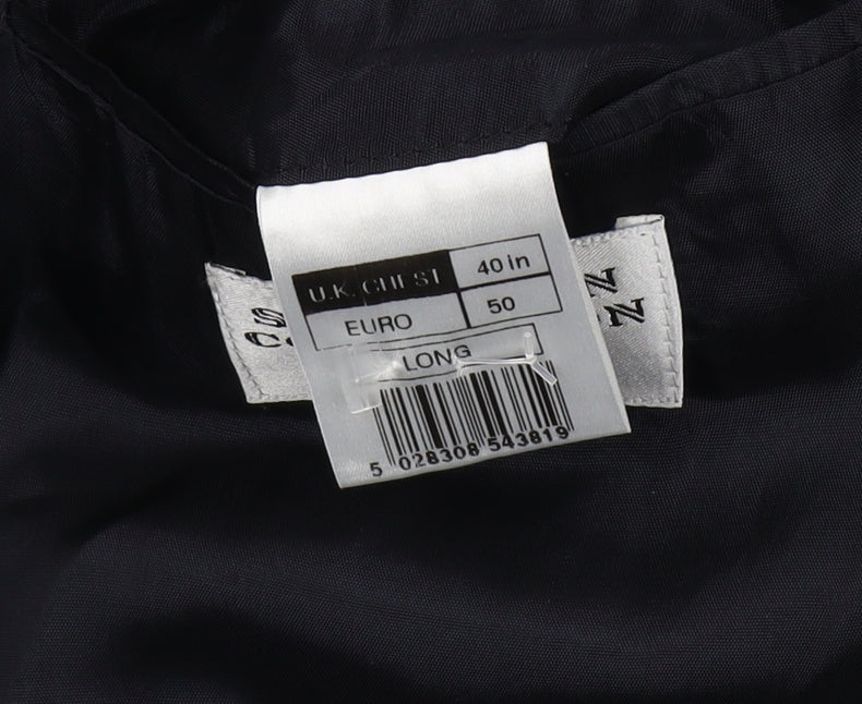 Mens UK Size 40 Debenhams Regular Black Suit Jacket