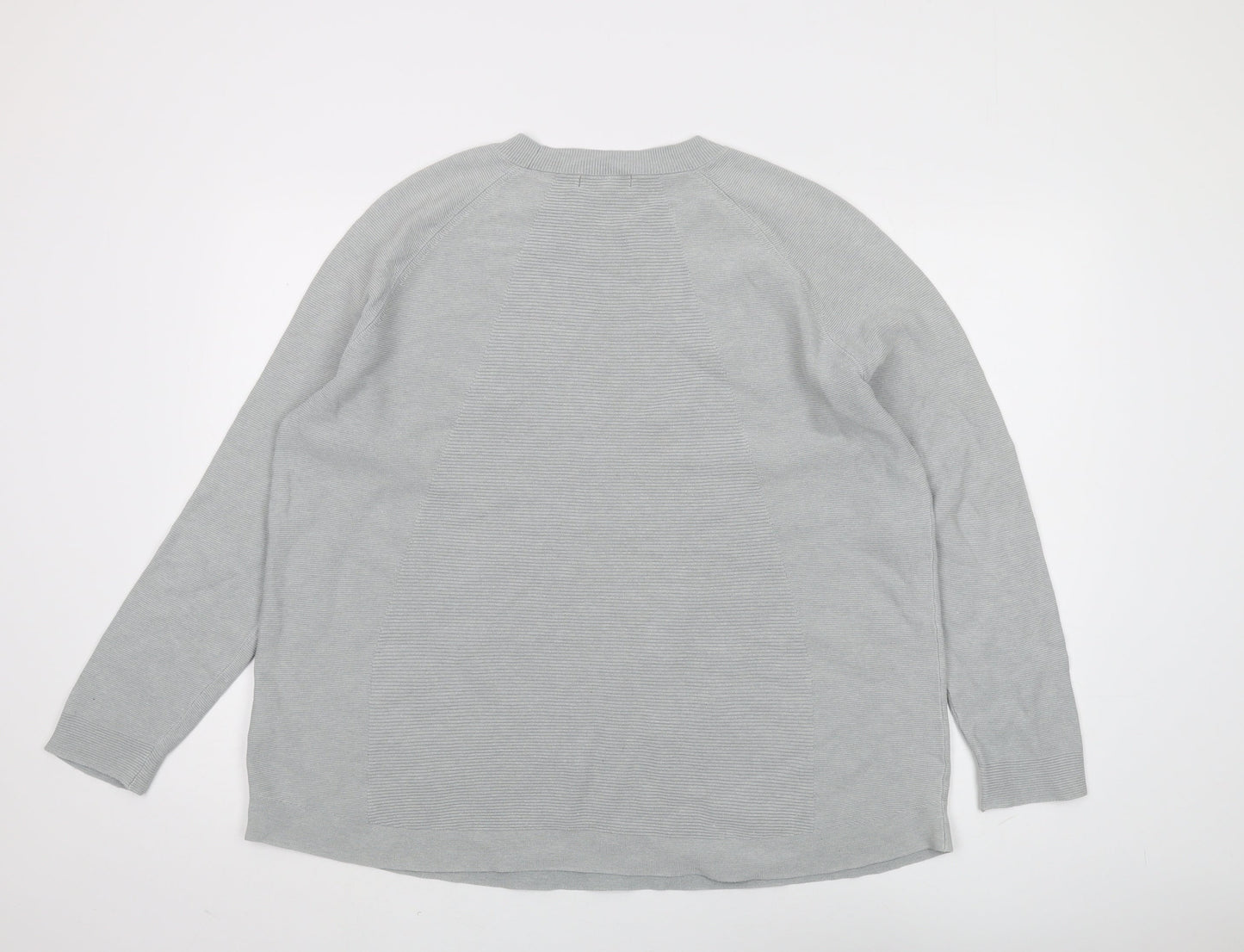 Womens UK Size M Sandwich Grey Pullover Jumper