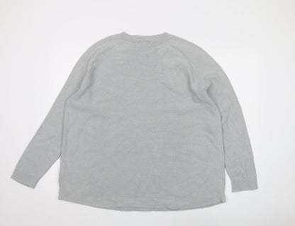 Womens UK Size M Sandwich Grey Pullover Jumper