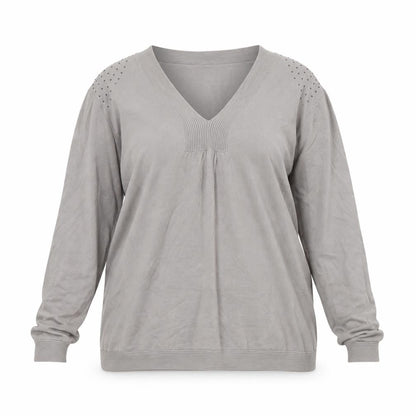 Womens UK Size L Damart Grey Pullover Jumper