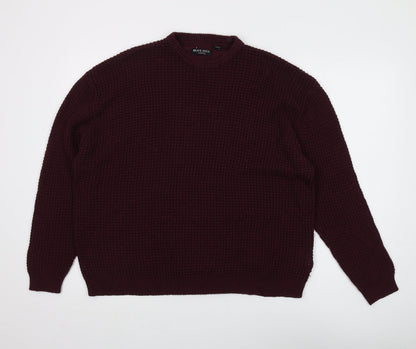 Womens UK Size 12 Brave Soul Red Pullover Jumper