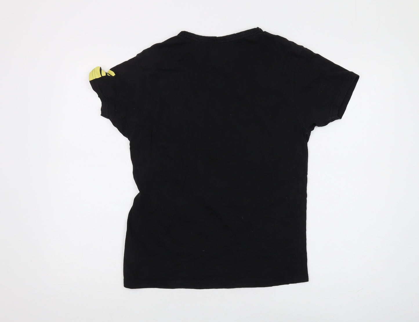 Soulstar Men's Black Graphic Print T-Shirt Size S