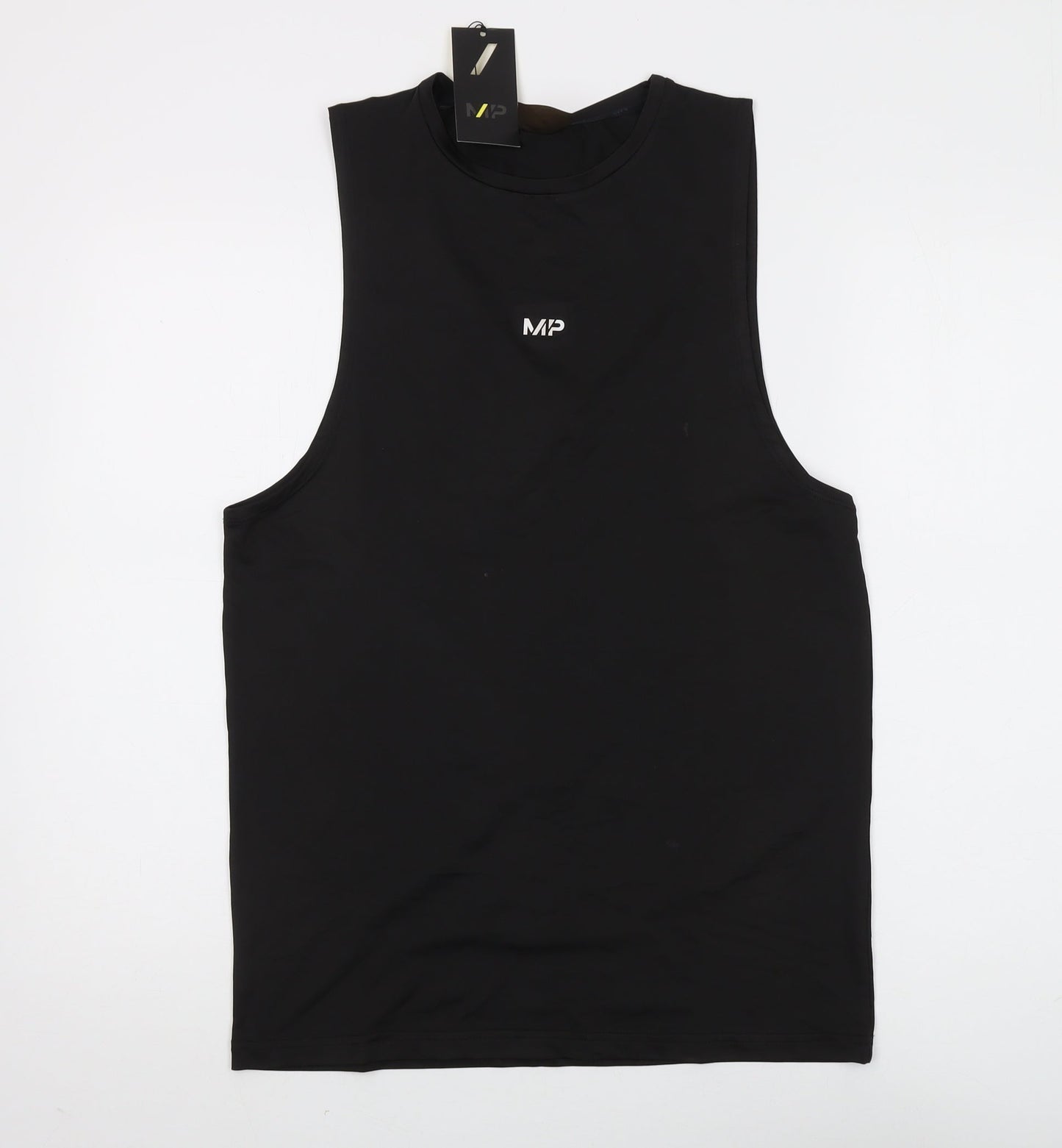 MP Men's Black Athletic Tank Top, Size S, Gym Wear