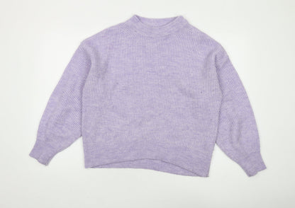 Urban Women's Purple Mock Neck Jumper S