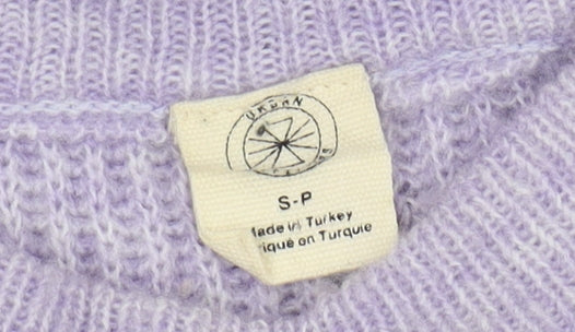 Urban Women's Purple Mock Neck Jumper S