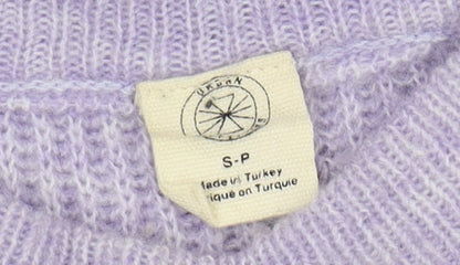 Urban Women's Purple Mock Neck Jumper S