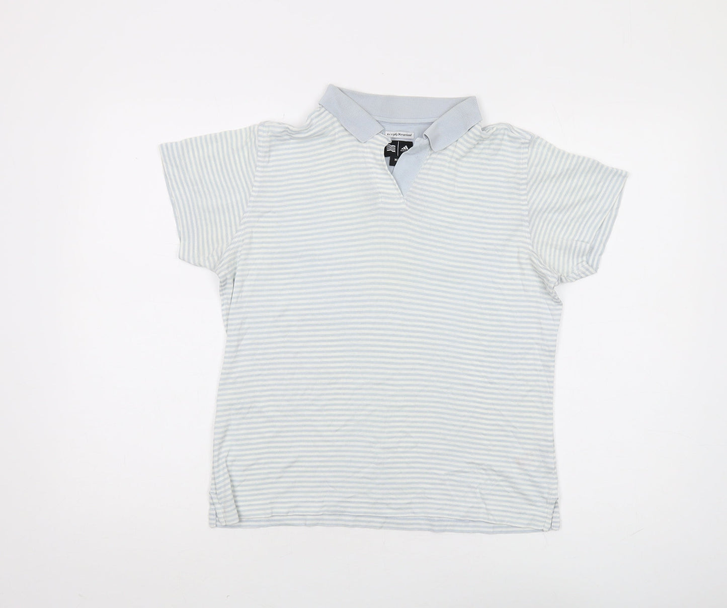 Unisex Adults UK Size M adidas Blue  Polo