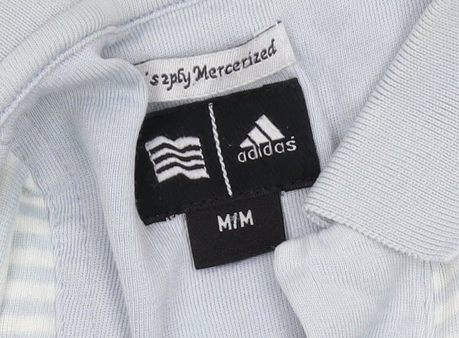 Unisex Adults UK Size M adidas Blue  Polo