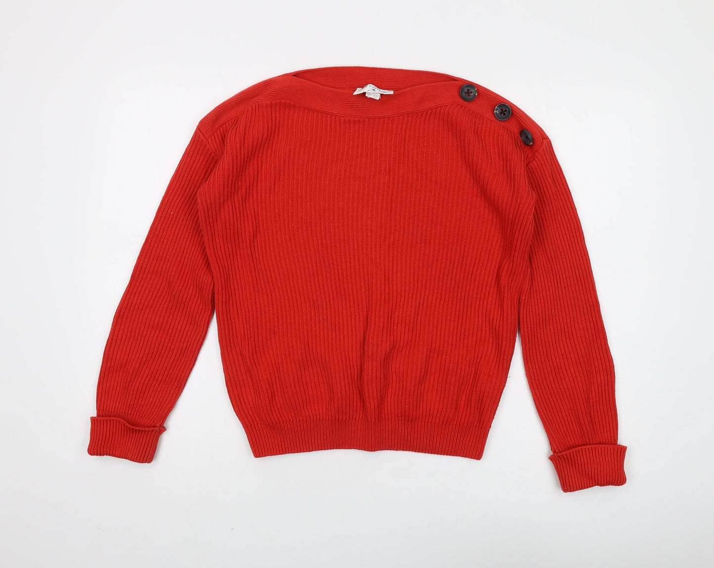 Womens UK Size 10/12 Rick Cardona Red Pullover Jumper