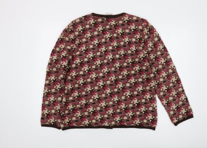 Eastex Women's Multicoloured Cardigan, Size 10