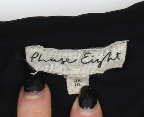 Womens UK Size 10 Phase Eight Black  T-Shirt