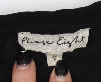 Womens UK Size 10 Phase Eight Black  T-Shirt