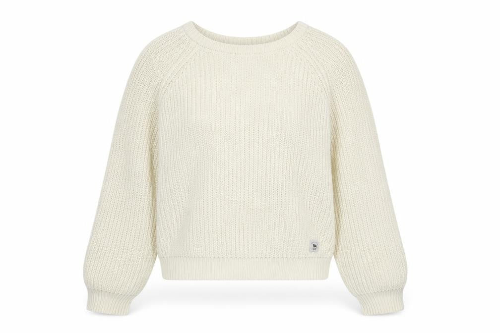 Womens UK Size M Bellfield Ivory Pullover Jumper