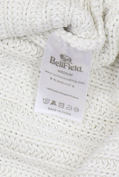 Womens UK Size M Bellfield Ivory Pullover Jumper