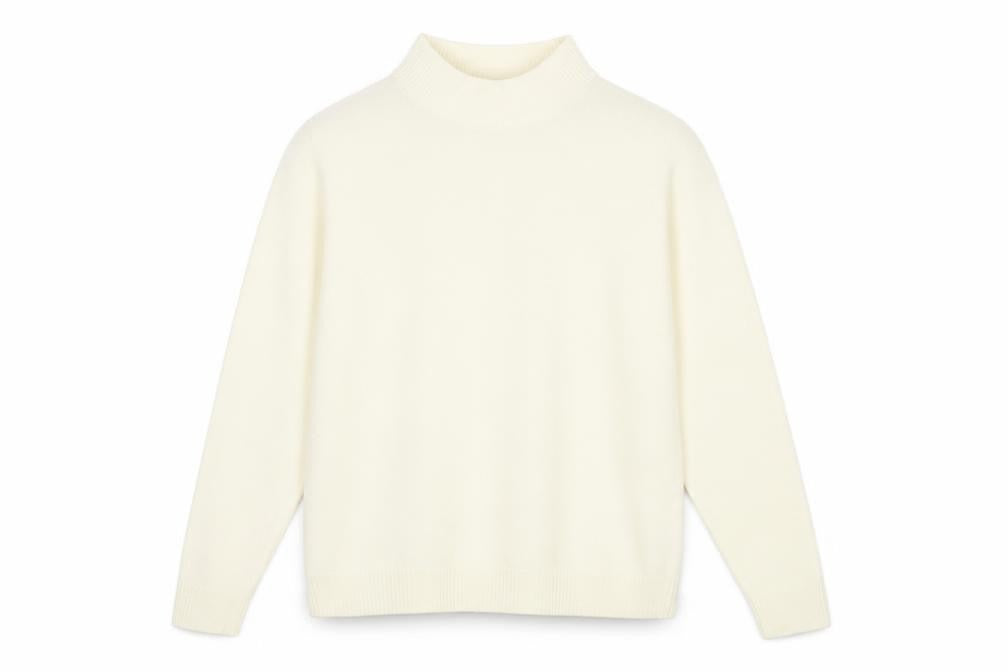 Womens UK Size L Damart Ivory Pullover Jumper