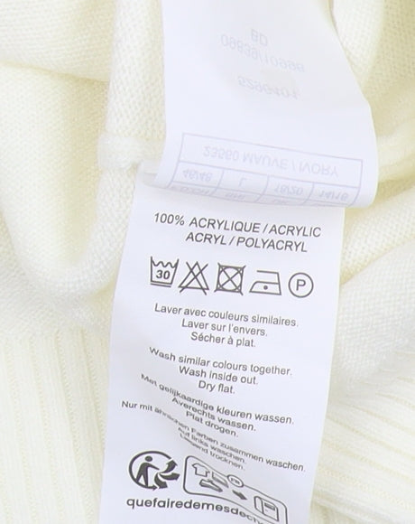 Womens UK Size L Damart Ivory Pullover Jumper