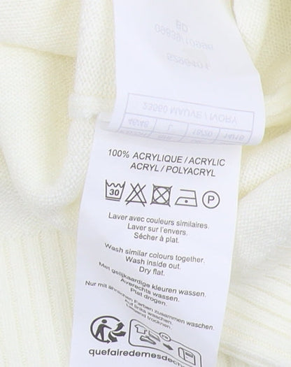 Womens UK Size L Damart Ivory Pullover Jumper