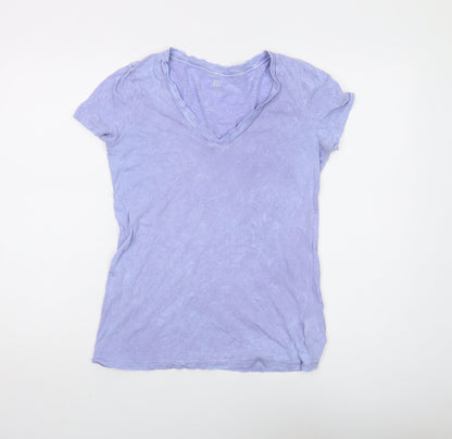 Womens UK Size S Gap Purple Basic T-Shirt