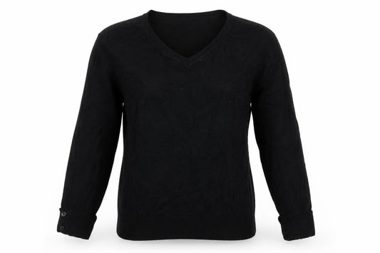 Womens UK Size 12 Red Herring Black Pullover Jumper