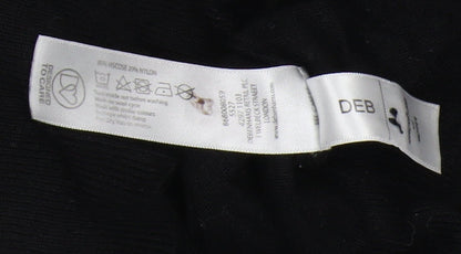 Womens UK Size 12 Red Herring Black Pullover Jumper