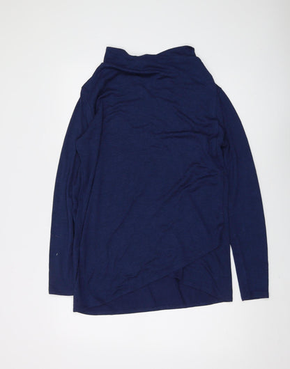 GAP Maternity Blue Pullover Mock Neck Jumper S