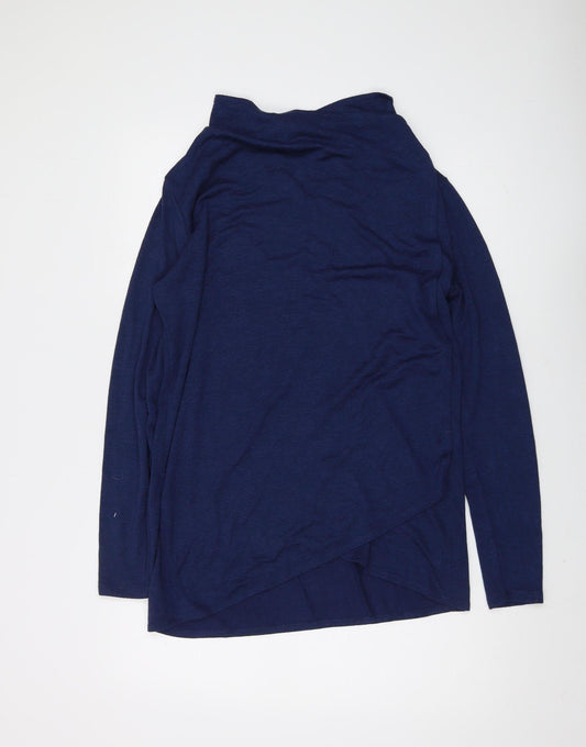 GAP Maternity Blue Pullover Mock Neck Jumper S