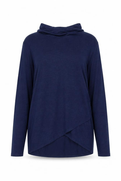 Gap Maternity Blue Pullover Mock Neck Jumper S