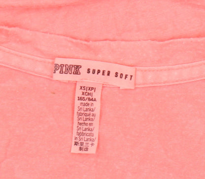 PINK Women's Pink Sleeveless Tank XS - Soft & Stylish