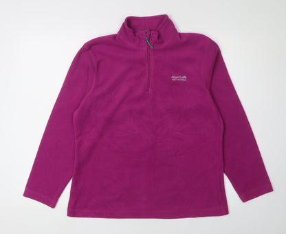 Regatta Women's Purple Fleece Sweatshirt, Size 12